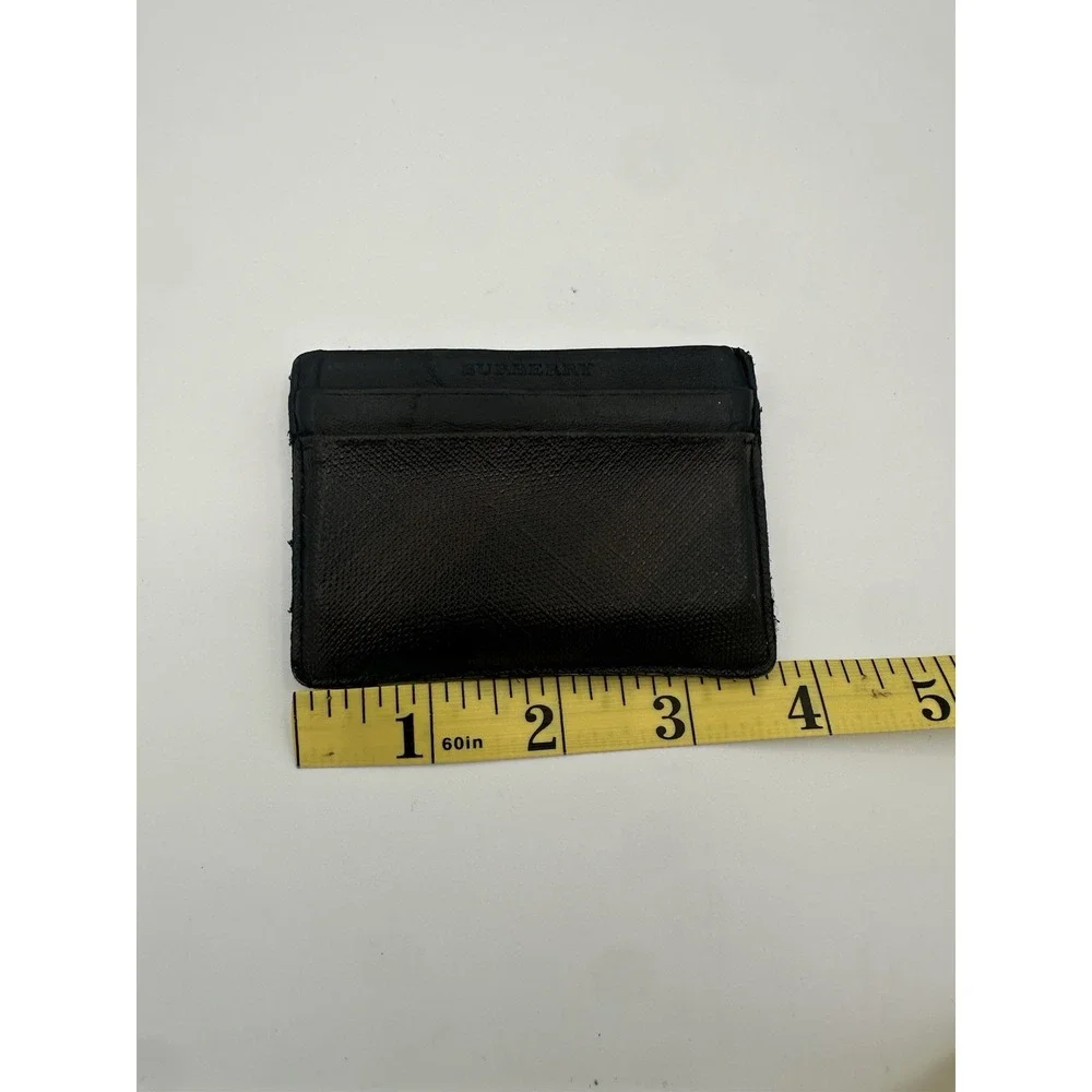 Burberry‎ check-pattern clip card holder / wallet
